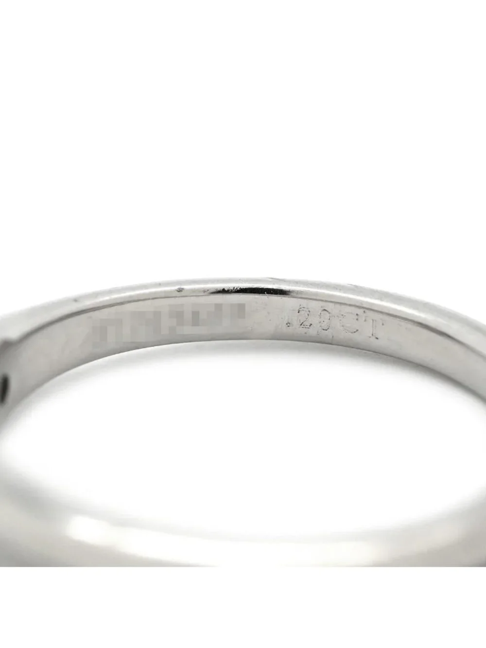 Tiffany & Co Ring Solitaire Diamond Platinum Silver T& Single Standing Claw
